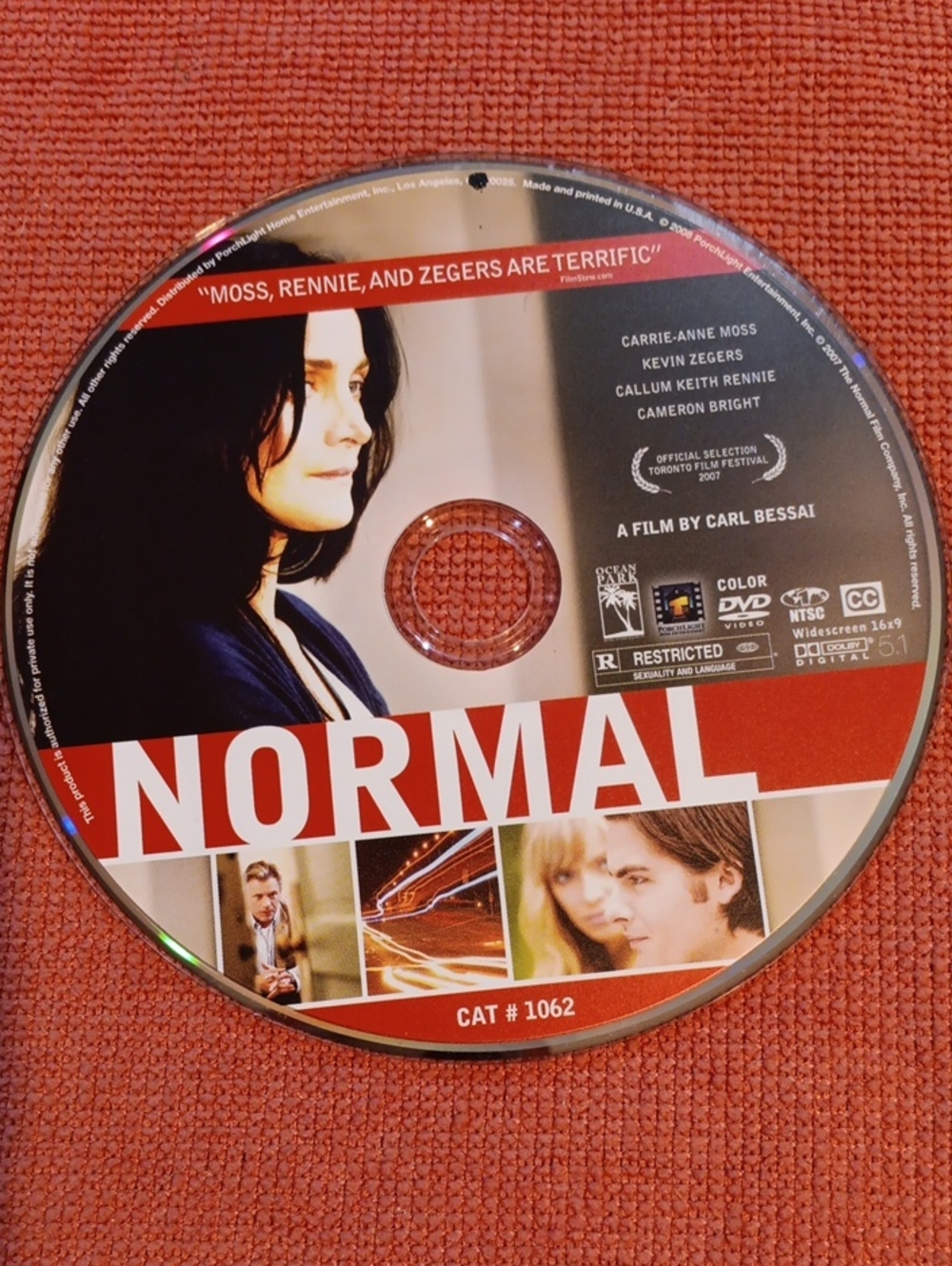 3/$12 Normal DVD (2007) *NO CASE*
